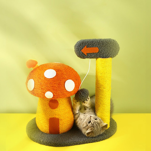 ♠[도그웨그] 버섯 수직 스크래쳐 고양이 스트래스 해소 발톱관리 장난감 캣 용품